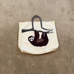 Sloth tote bag!
